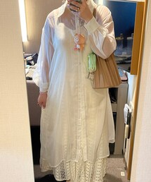 spriing | シャツワンピース