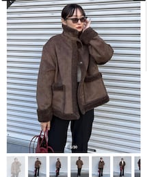 no brand | ムートンコート