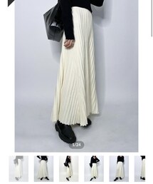 LAZY AND EASY | banding knit long skirt ¥4,400 (スカート)