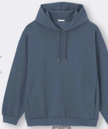 GU | ダブルフェイスビッグプルパーカ／M(パーカー)