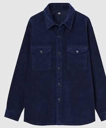 UNIQLO | コーデュロイオーバーサイズワークシャツ長袖/XL(シャツ/ブラウス)