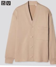 UNIQLO | スウェットカーディガン／M(カーディガン/ボレロ)