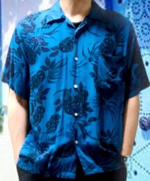 no brand | 古着90's／オープンカラー(アロハ)／L(シャツ/ブラウス)