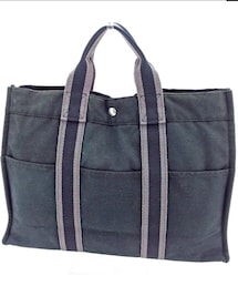 HERMES | OLD／フールトゥMM／ネイビー(トートバッグ)