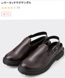 GU | レザータッチサボサンダル／26cm(サンダル)