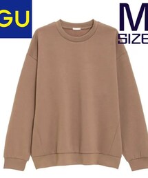GU | ダブルフェイスビッグプルオーバー(DO)/M(スウェット)