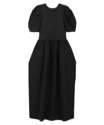 KOBE LETTUCE | ボリュームスリーブドッキングワンピース E3386(ワンピース/ドレス)