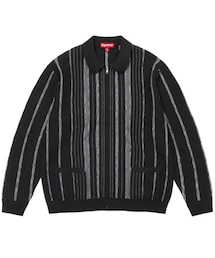 Supreme  | Speckle Stripe Zip Up Cardigan Msize(ニット/セーター)