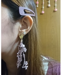メルカリ ハンドメイド | ピアス（両耳用）