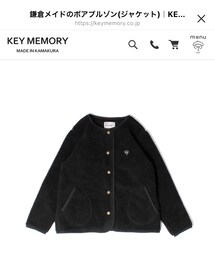 KEY MEMORY | 8,250円(ノーカラージャケット)