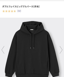 GU | ダブルフェイスビッグプルパーカ(パーカー)