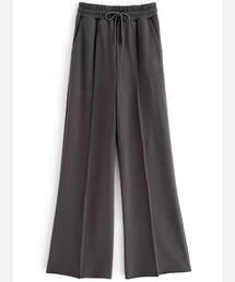 GRL | センターピンタックスウェットセミフレアパンツ[pm473]  ¥1,799（税込）(パンツ)