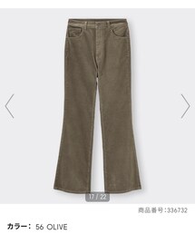 GU | コーデュロイフレアパンツ M(パンツ)