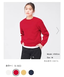 GU | スウェットプルオーバー 790円　L(トップス)