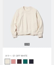 UNIQLO | スウェットシャツ　L 限定価格時1990円(トップス)