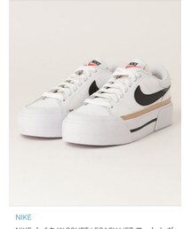NIKE | NIKE ナイキ W COURT LEGACY LIFT コート レガシー リフト WDM7590 100WHITE/BLACK(スニーカー)