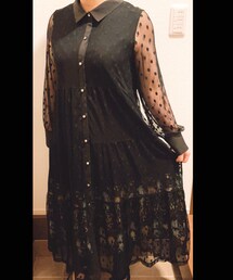 iS ScoLar | みずたまチュールワンピース(ワンピース/ドレス)