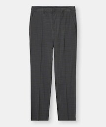 GU | GU　テーパードトラウザー(チェック)SW+X(セットアップ可能)(スラックス)