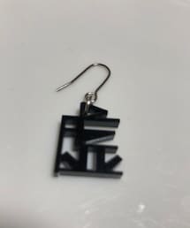 露蜂房 | 露蜂房　くろもじピアス　虚(ピアス（片耳用）)