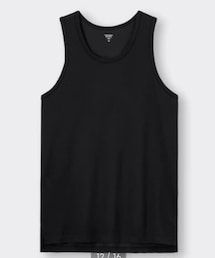GU | GU ドライポンチロングタンクトップ　ブラック　¥990(タンクトップ)