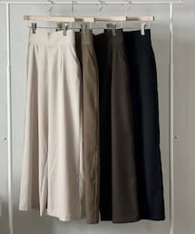 CFT. | high waist straight PT/beige black ecru(パンツ)