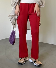 CFT. | center seam flare PT/tomato(パンツ)