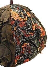 着物帽子　立体　自作 | ハンチング/ベレー帽