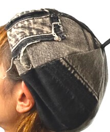 自作つぎはぎdenimリバーシブル | ハンチング/ベレー帽