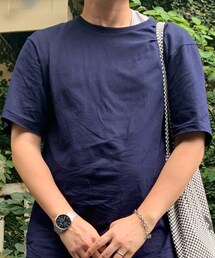 UNIQLO | ＋JのスーピマコットンリラックスフィットTシャツを着用。(Tシャツ/カットソー)