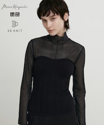 UNIQLO | 3Dスフレヤーンリブビスチェスムース(トップス)