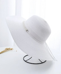 SHEIN | ビーズデコレーション 麦わら帽子(帽子)