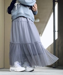 Private Pause | マキシ丈シフォンスカート(スカート)