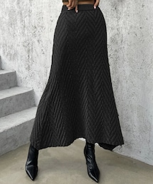 SHEIN | ハイウエスト ニットスカート(スカート)