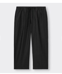 GU | リネンブレンドイージーアンクルパンツ(その他パンツ)