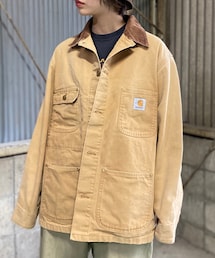 Carhartt | 80`sヴィンテージ  CarharttUSA 星ロゴ 裏地無し ミシガンチョアコート(カバーオール)