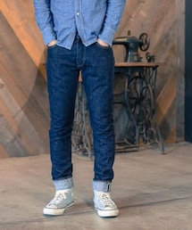 TCB jeans | TCB 13.5OZ SLIM R 50'S HIGH RISE SLIM STRAIGHT  ¥20,350(デニムパンツ)