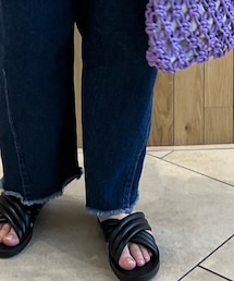 Samansa Mos2 blue | デニムパンツ