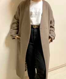 BEAMS HEART | ノーカラーコート