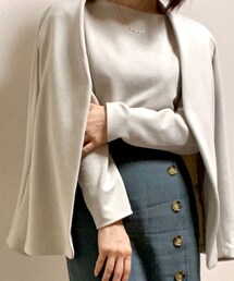 UNIQLO | ノーカラージャケット