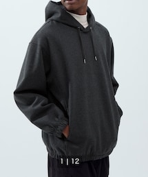 UNIQLO | ブラッシュドジャージープルパーカー(パーカー)