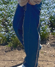 ZARA | フリンジ BAGGY デニムパンツ(デニムパンツ)