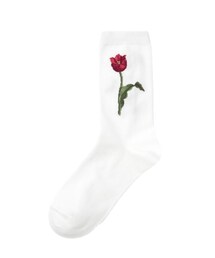 GU | ソックス New York Botanical Garden（01 OFF WHITE）(ソックス/靴下)