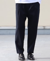 Audience | ギャバジンストレッチワイド2タック グルカイージー アンクルパンツ/AUD3430(スラックス)