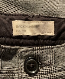 BACK NUMBER | スラックス