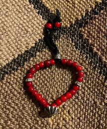 Handmade | ✨アンティークビーズとシルバーコンチョの自作ブレス✨(ブレスレット)