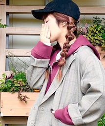 Samansa Mos2 blue | パーカー