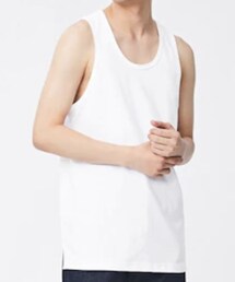 GU | ドライポンチロングタンクトップ　¥990(タンクトップ)
