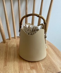 しまむら | バンブーフラワーバッグ ¥1,790tax(ハンドバッグ)