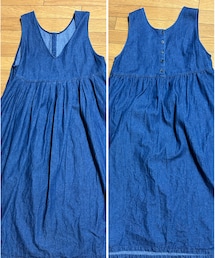 Samansa Mos2 | 前後2wayデニムジャンパースカート 2024年購入(ジャンパースカート)