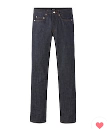 A.P.C. | NEW STANDARD 日本製ノンウォッシュデニム生地 A.P.C.のクラシックジーンズ ストレートレッグ 裾は軽いテーパード 古着34インチでウエストガバガバ(デニムパンツ)